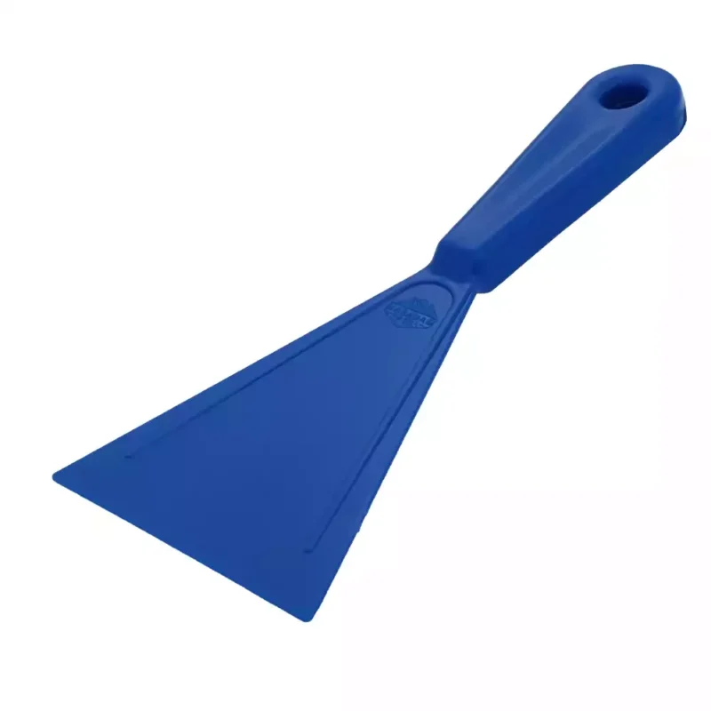 Hamur Spatulası Esnek Plastik Mavi-min