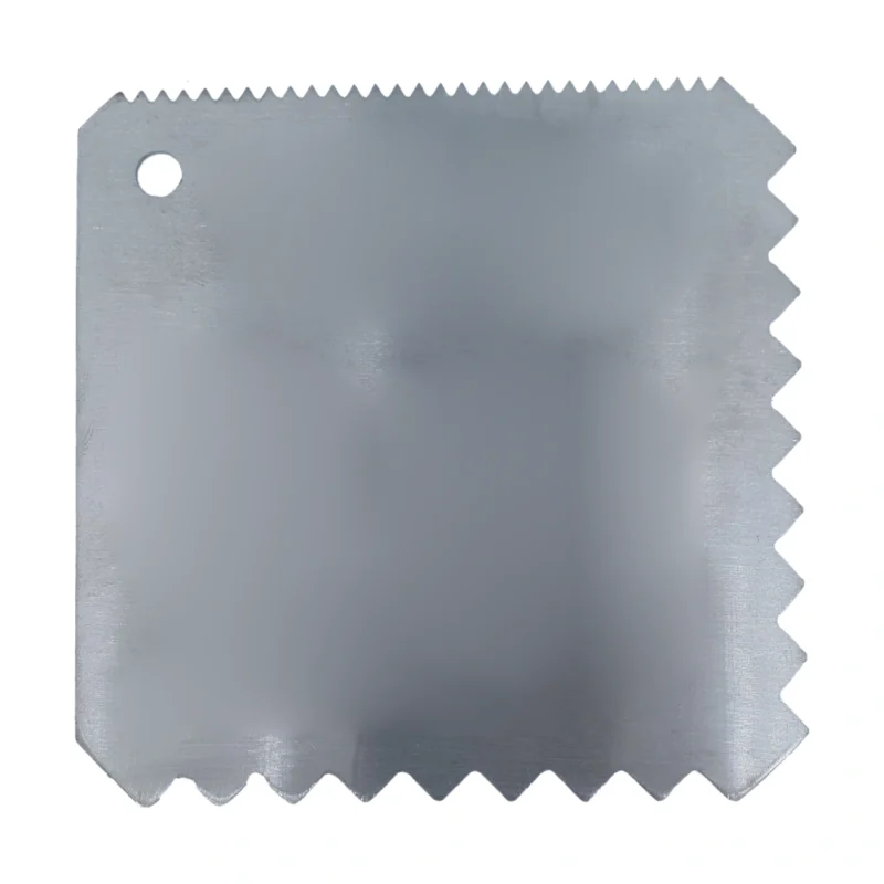 Metal Pasta Dekor Tarağı, Pasta Sıvama Tarağı Kare