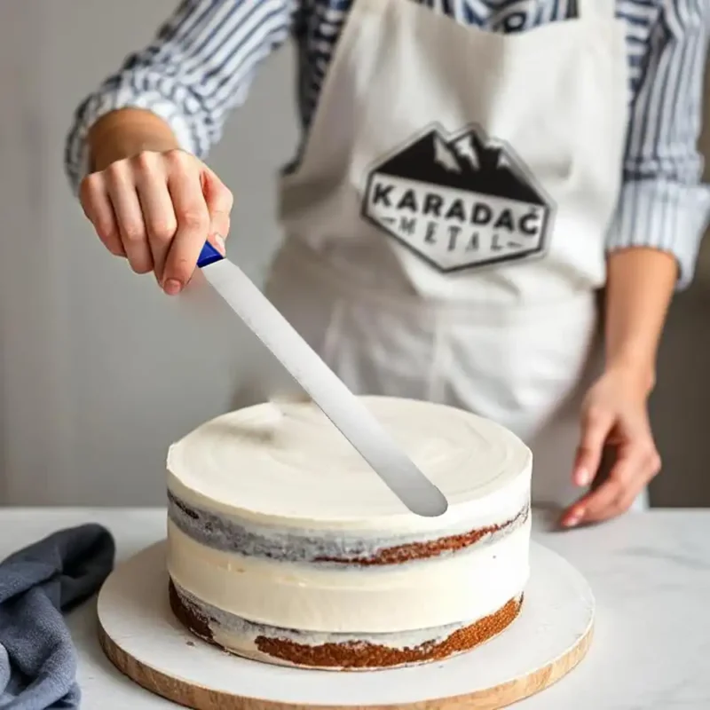Pasta Sıvama Spatulası Eğimli